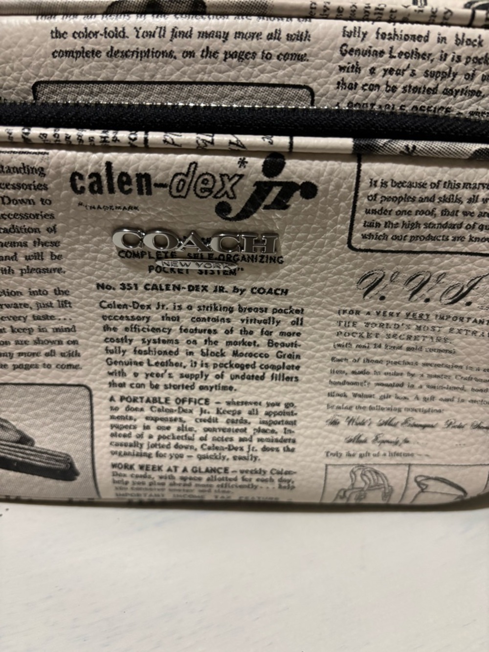 New w tags! Coach Newspaper Print Crossbody - Picture 3 of 6